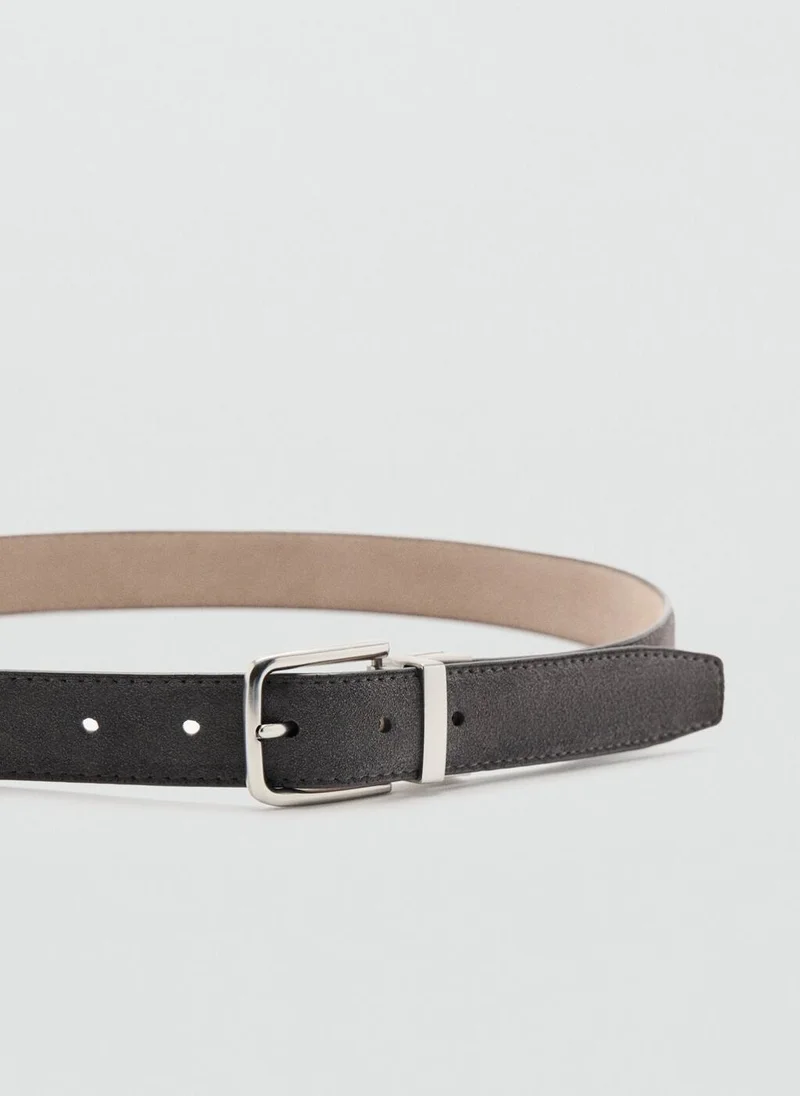 Mango Man  Reversible suede leather belt for Men | Best Price UAE